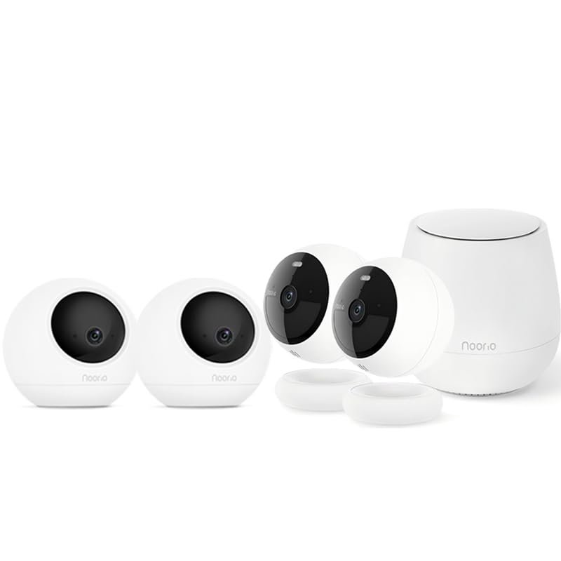 Noorio Home Security Camera System with Smart...