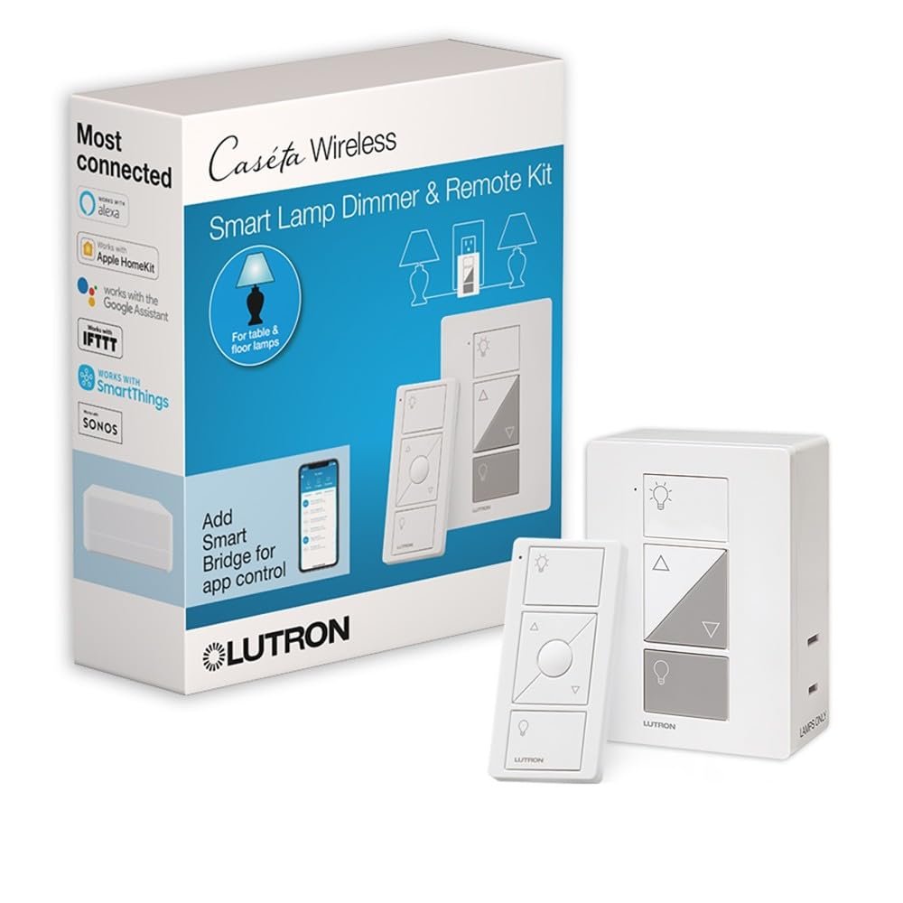 Lutron Caseta Smart Lamp Dimmer Kit; Plug-in ...