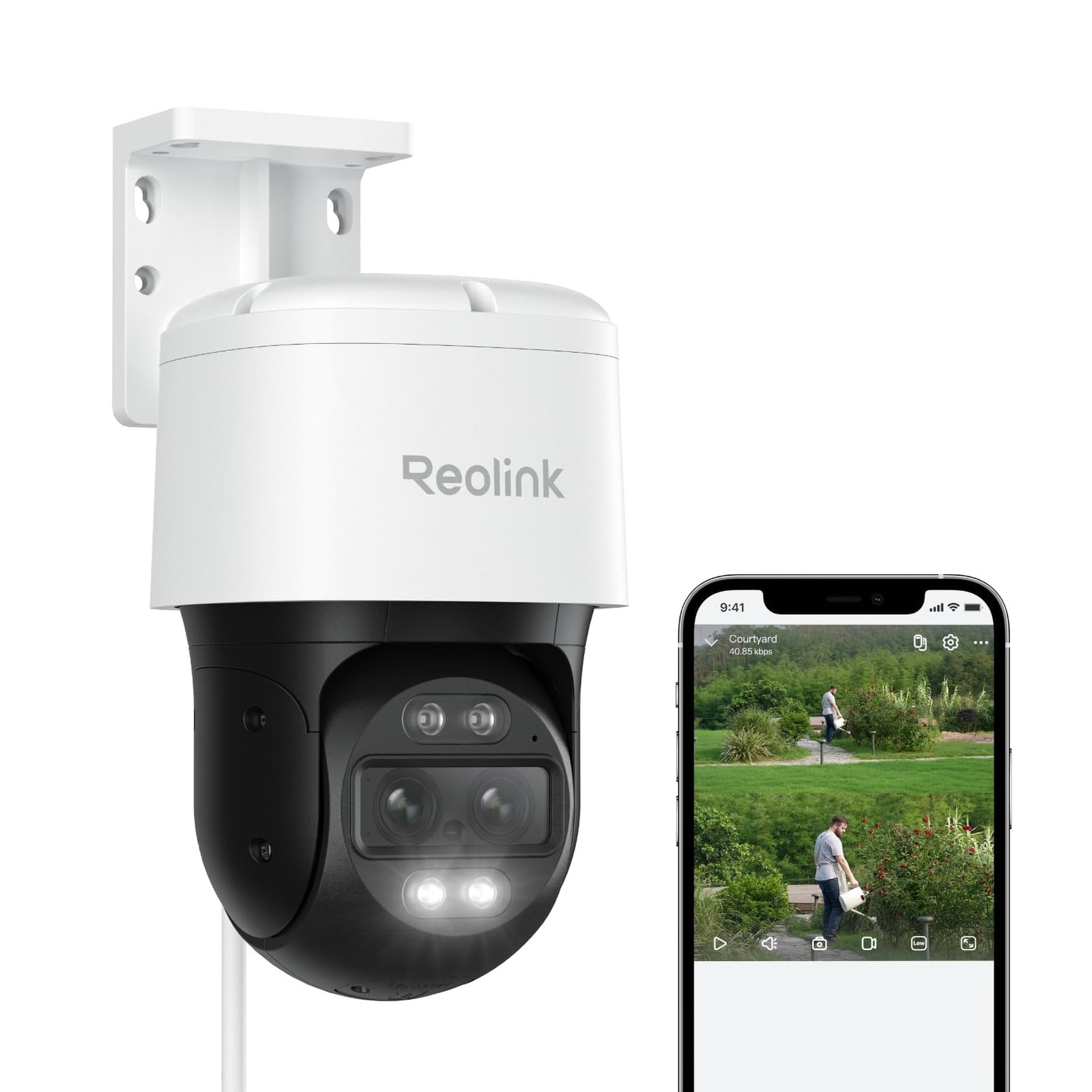 REOLINK TrackMix PoE Dual-Lens PTZ Security C...