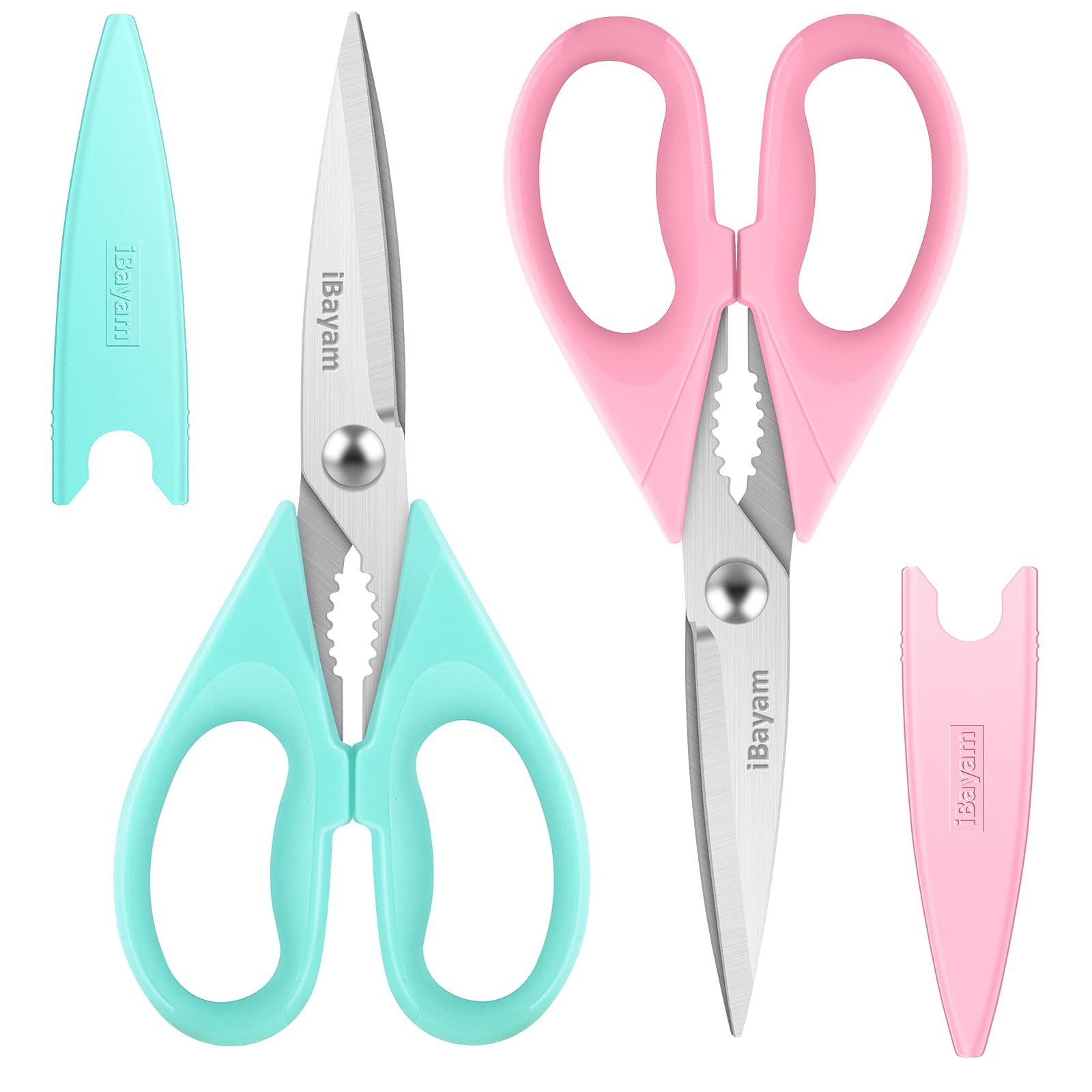 iBayam Cute Kitchen Scissors All Purpose Heav...