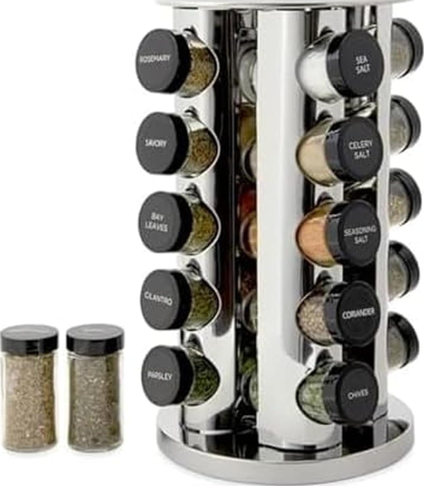 Kamenstein 20 Jar Revolving Countertop Spice ...