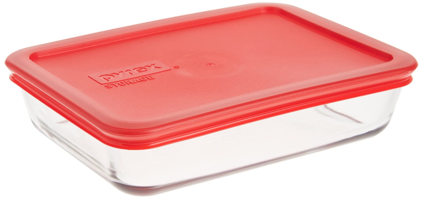Pyrex 3-Cup Single Rectangular Glass Food Sto...