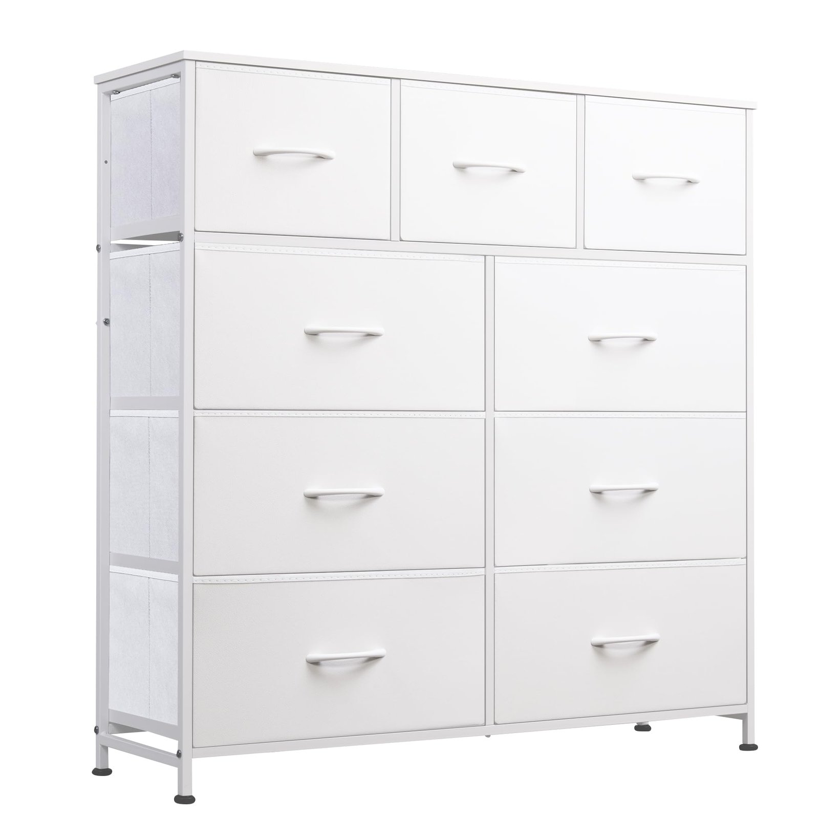 WLIVE Tall Dresser for Bedroom, 9 Drawer Ches...