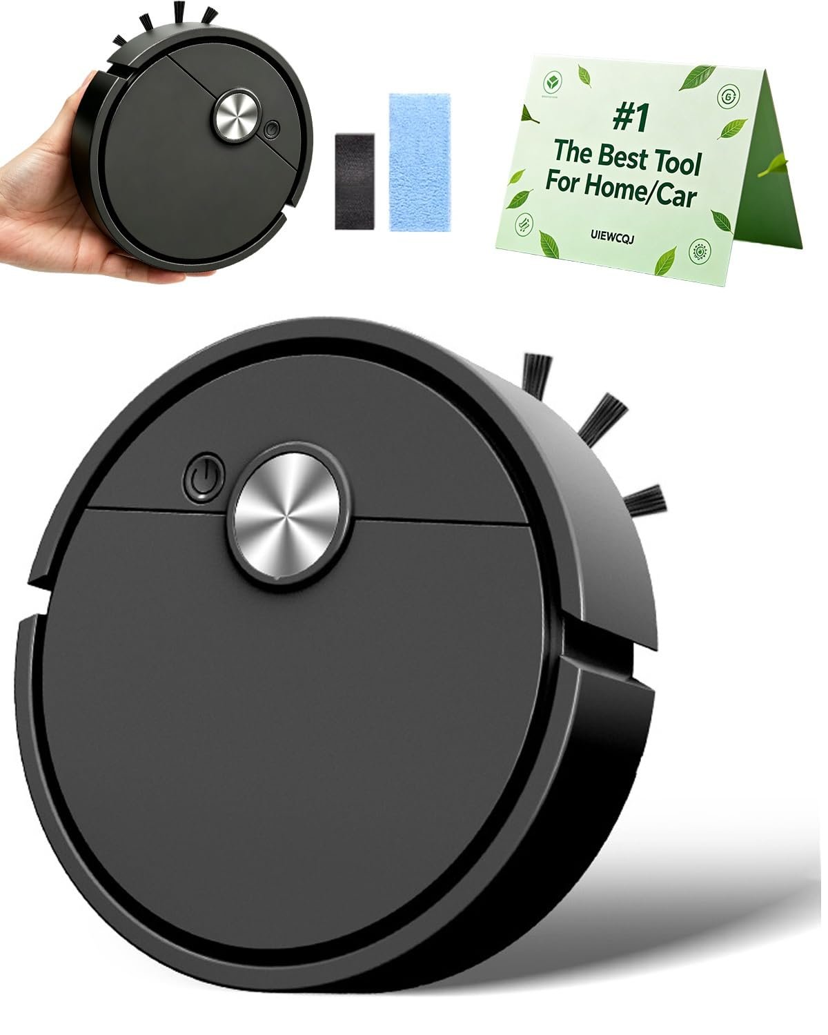 Mini Robot Vacuum for Car, Compact Mini Clean...