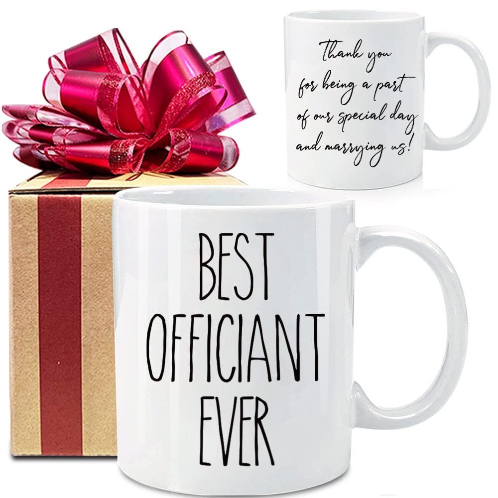 Dnuiyses Wedding Officiant Mug, Funny Wedding...