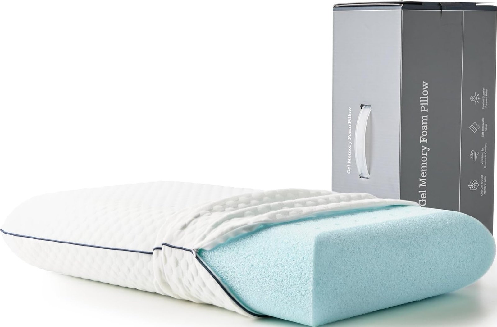 Weekender Cooling Gel Memory Foam Pillow for ...