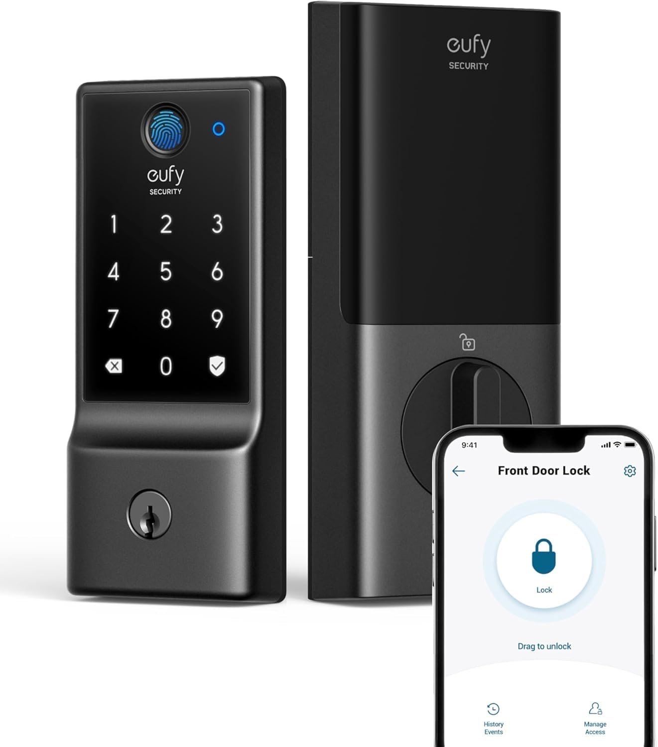 eufy Security Smart Lock C220, Fingerprint Ke...