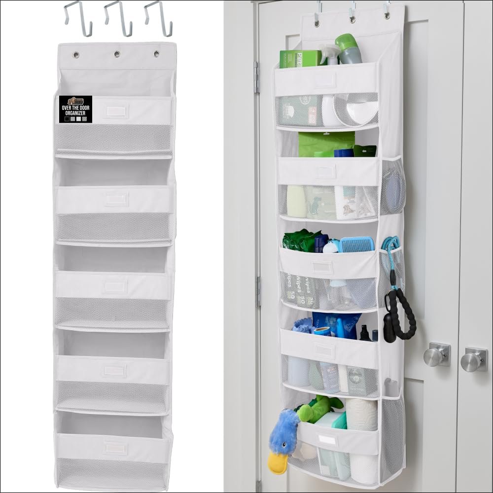GORILLA GRIP Over The Door Organizer Storage,...