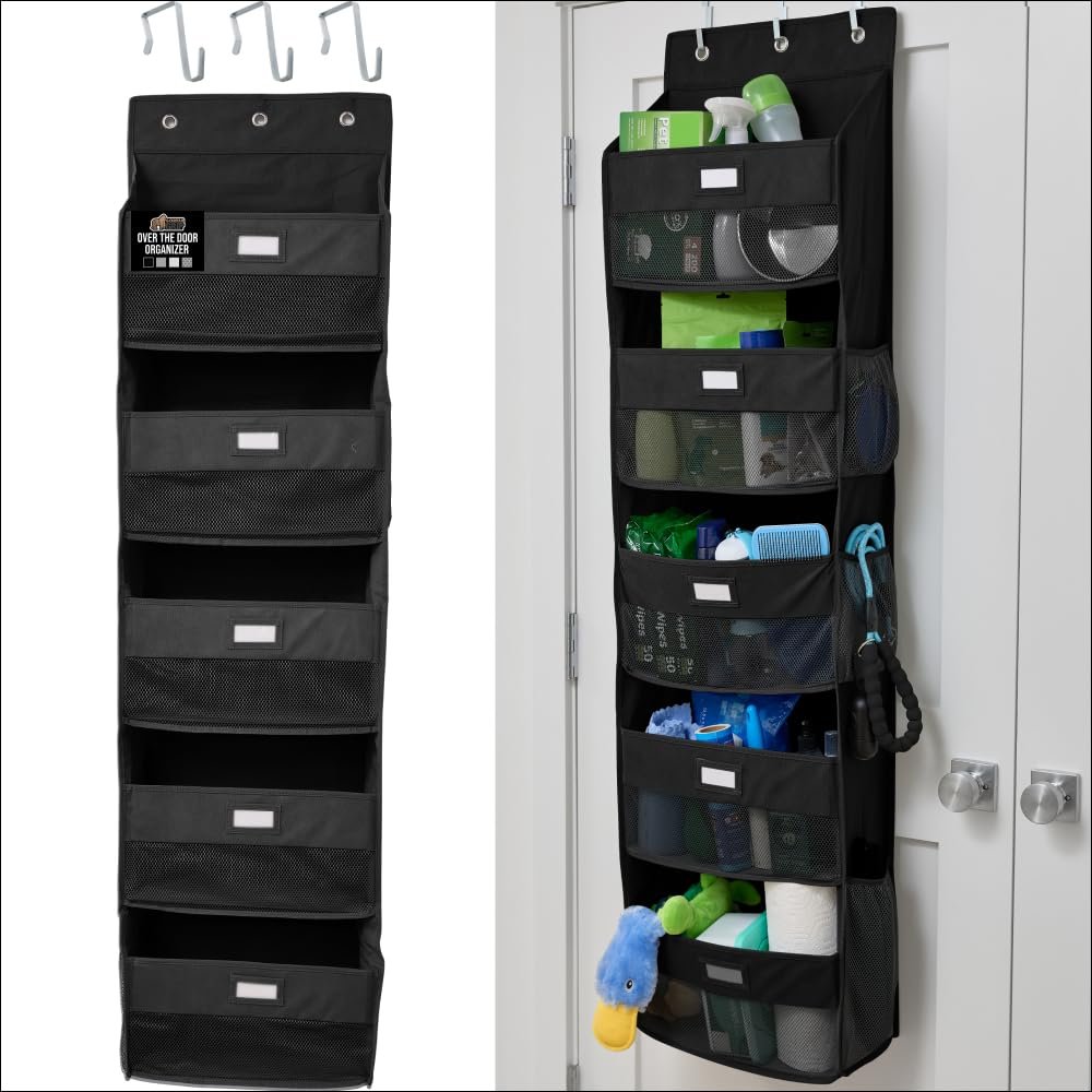 GORILLA GRIP Over The Door Organizer Storage,...