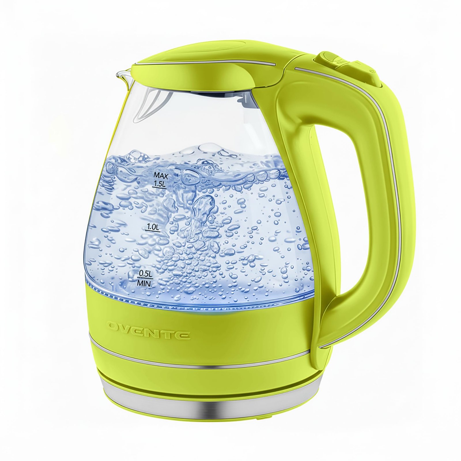 OVENTE 1.5L Glass Electric Kettle Water Boile...