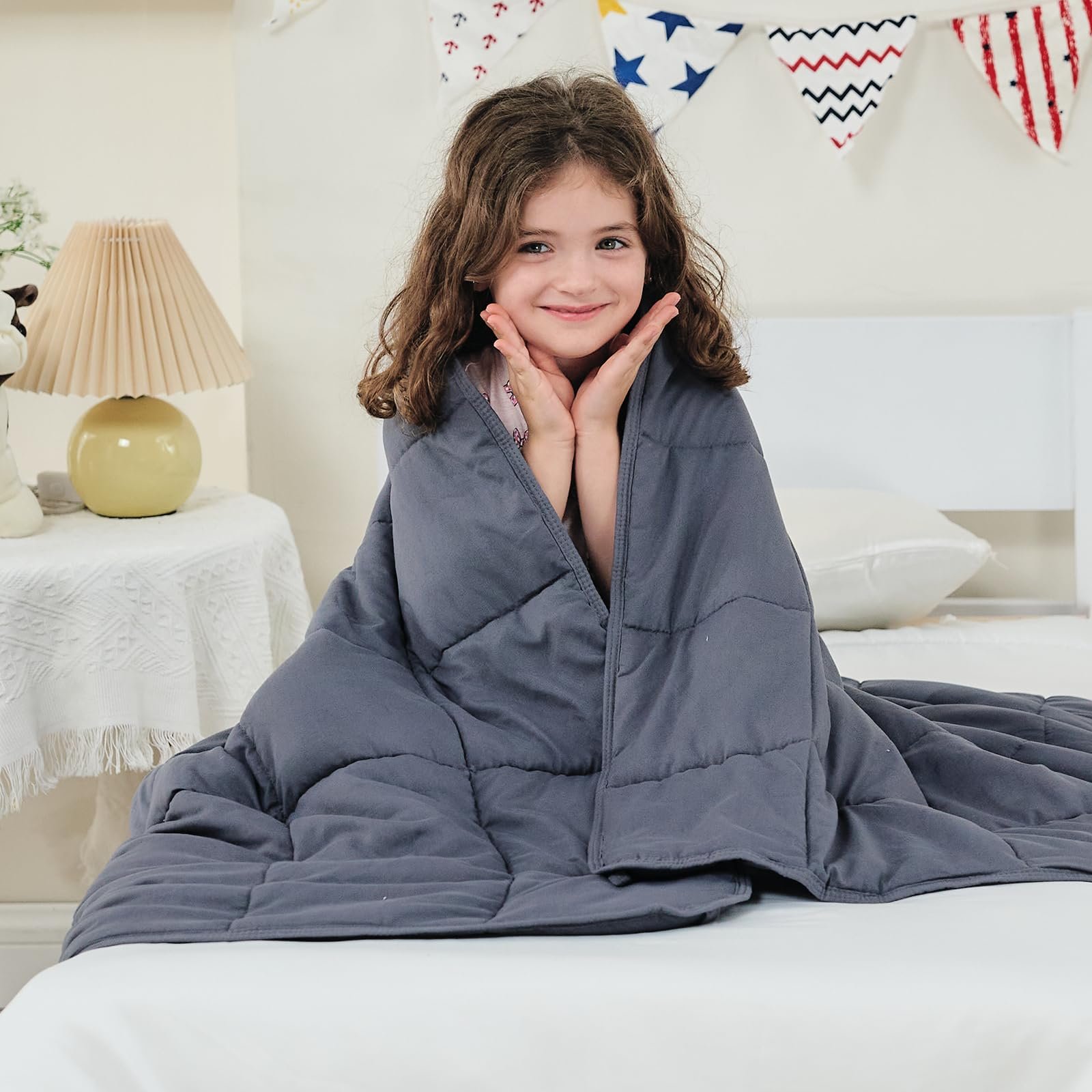 yescool Weighted Throw Blanket 7lbs, 41" x 60...