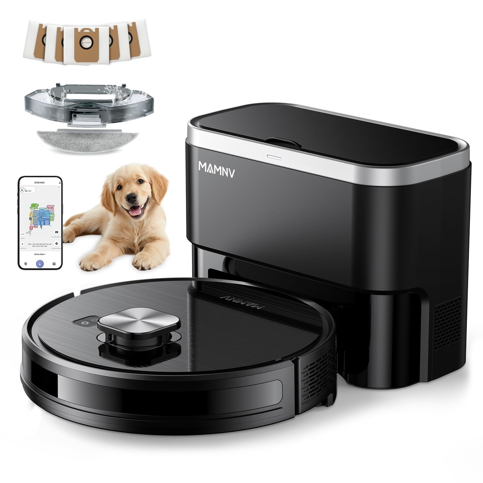 Robot Vacuum,11500Pa Suction,LiDAR Navigation...