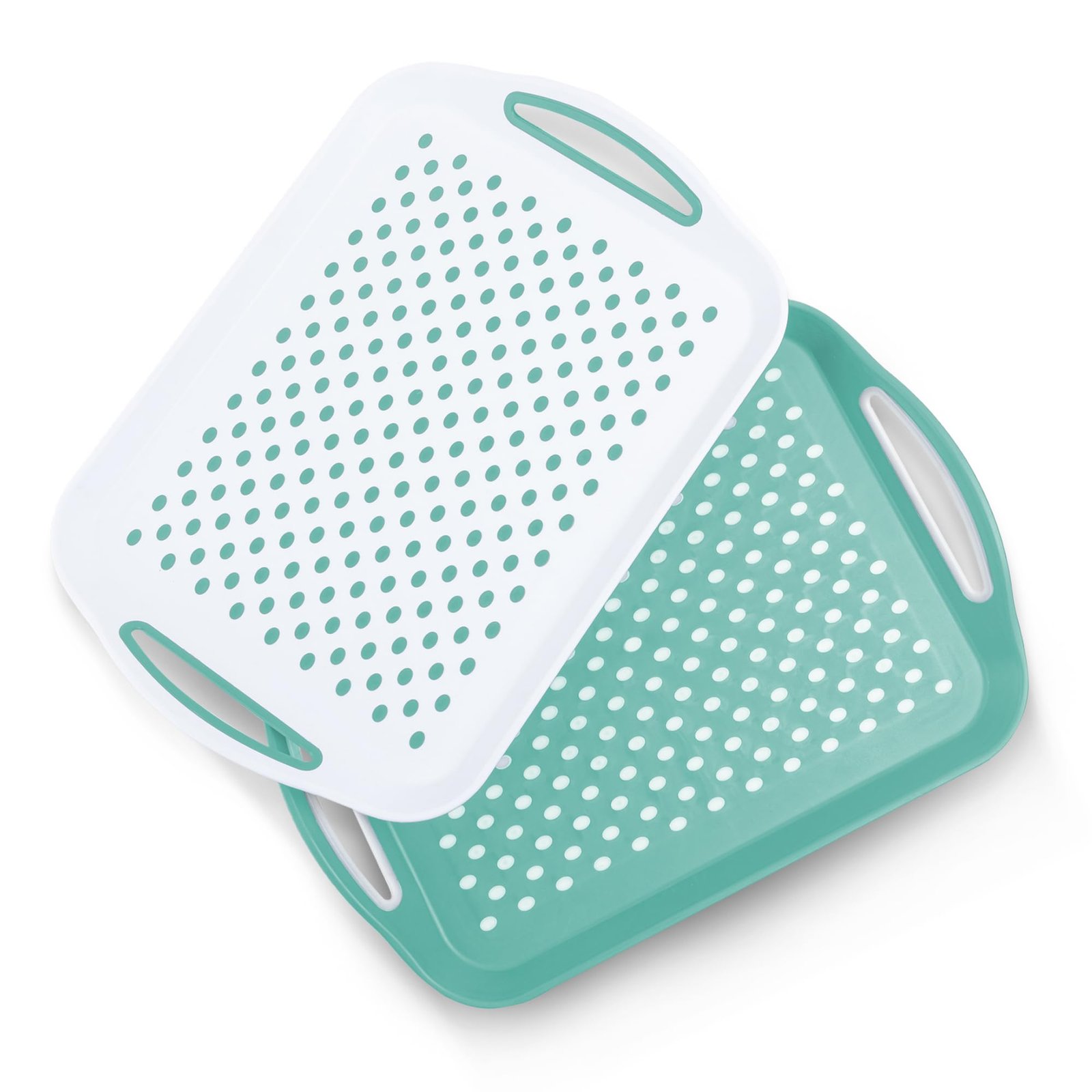 Essen 2-Pack Serving Tray Set – Non-Slip Lap ...