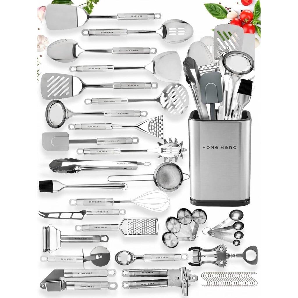 Best 40+Pcs Kitchen Utensils Set Stainless Steel of 2026: Expert Reviews & Buying Guide
