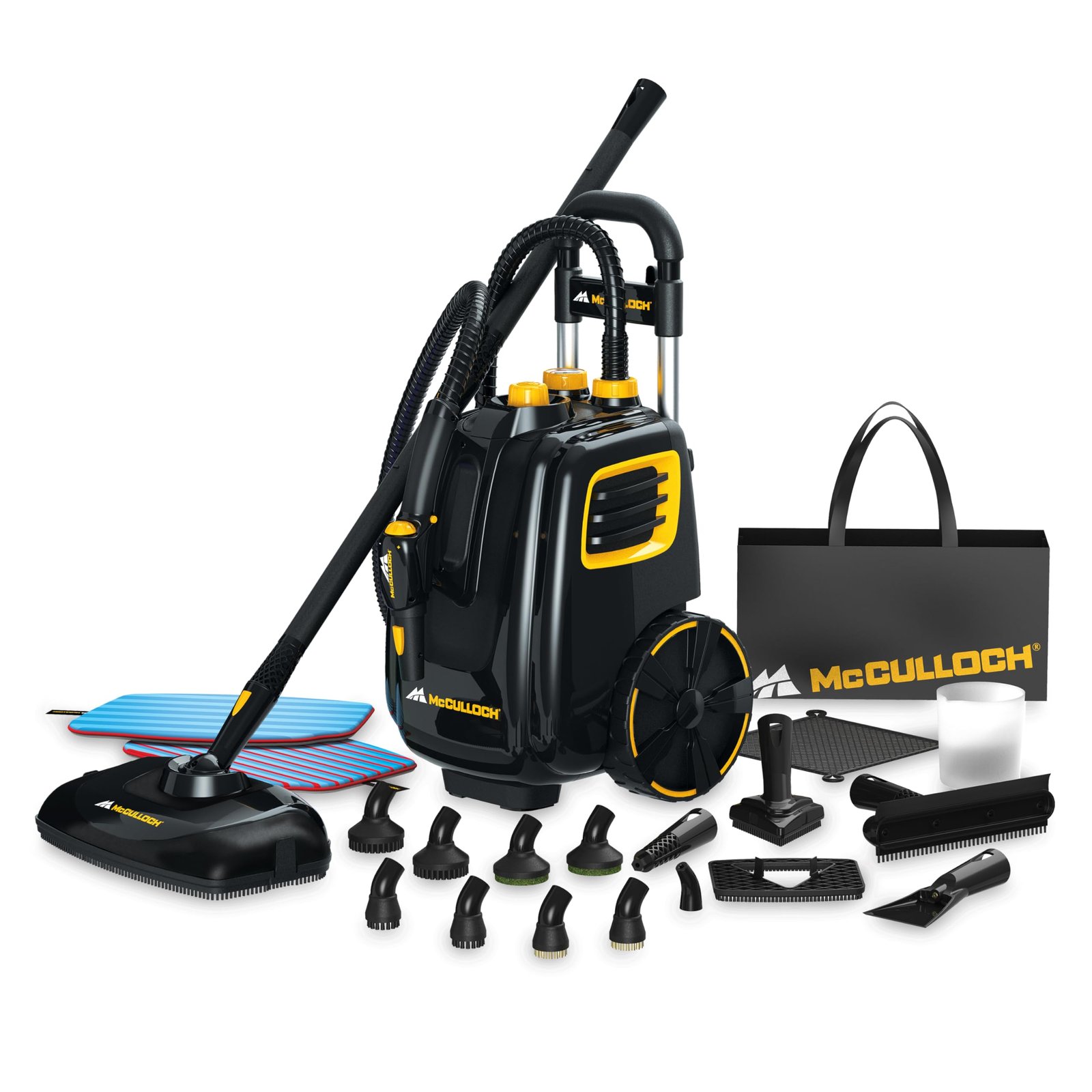 McCulloch MC1385 Canister Steam Cleaner, For ...