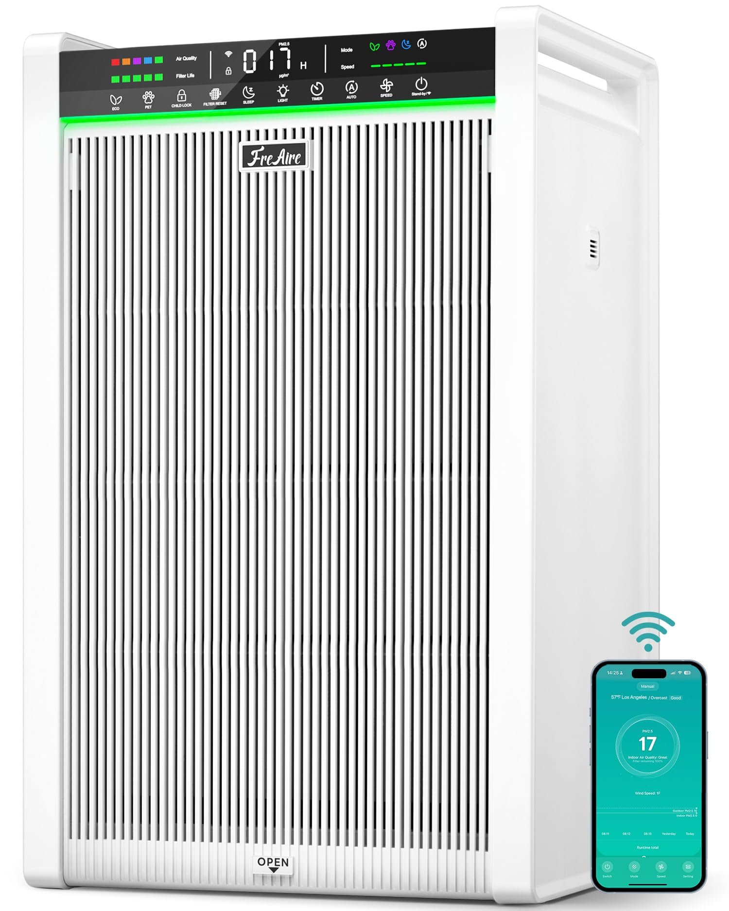 FreAire Air Purifiers for Home Large Room Up ...