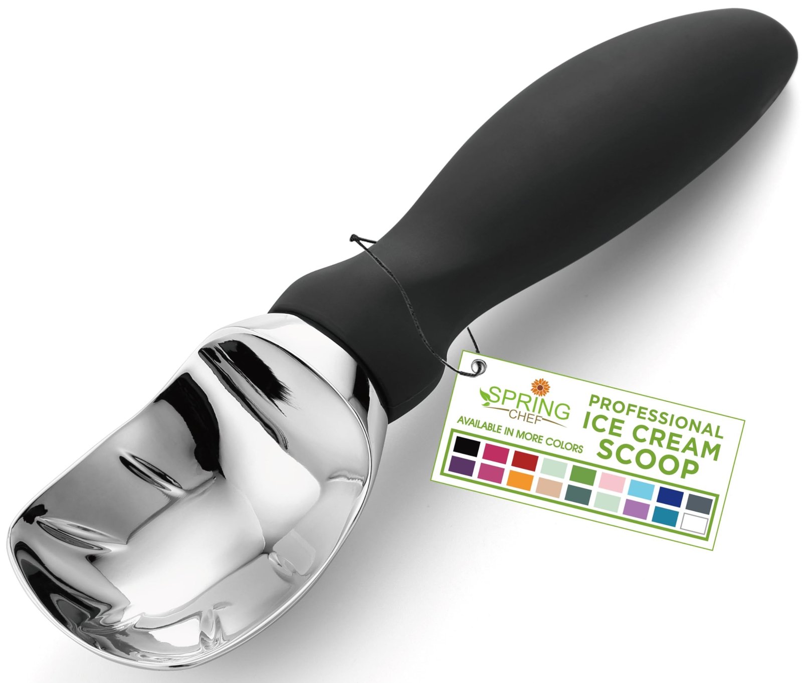Spring Chef Heavy Duty Metal Ice Cream Scoop ...