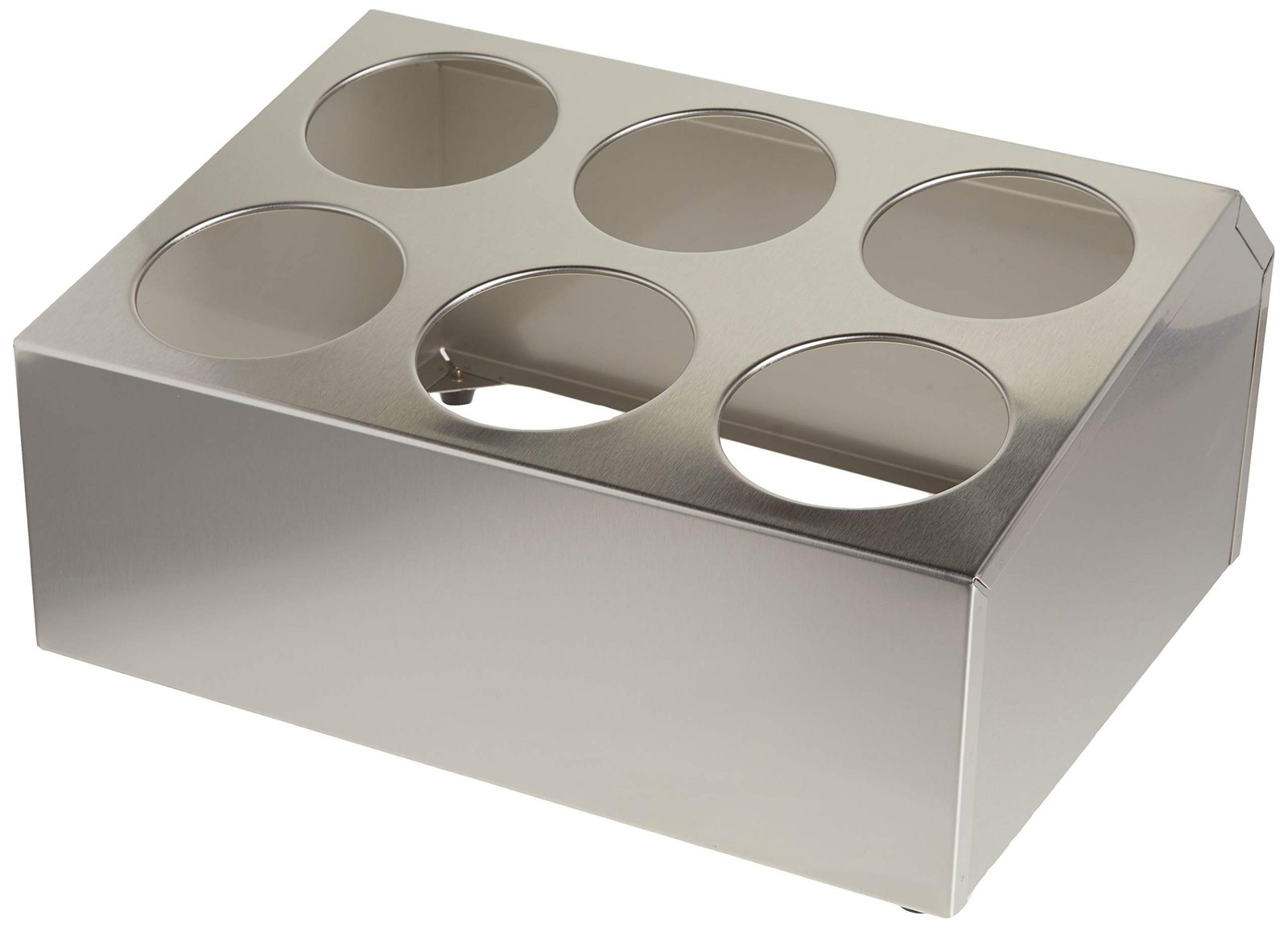 Winco 6 Hole Flatware Cylinder Holder, 2-Tier...