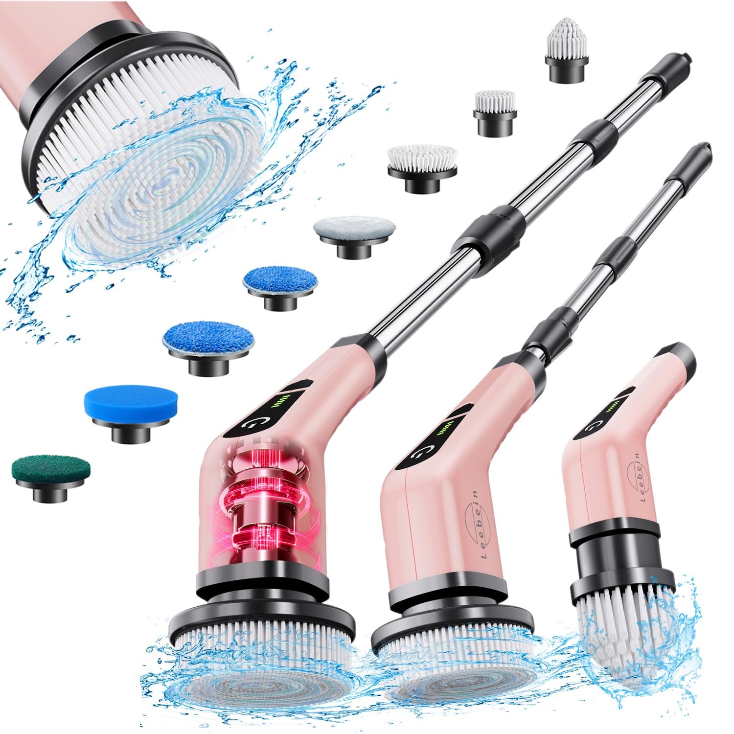 Leebein Electric Spin Scrubber, Cordless Powe...