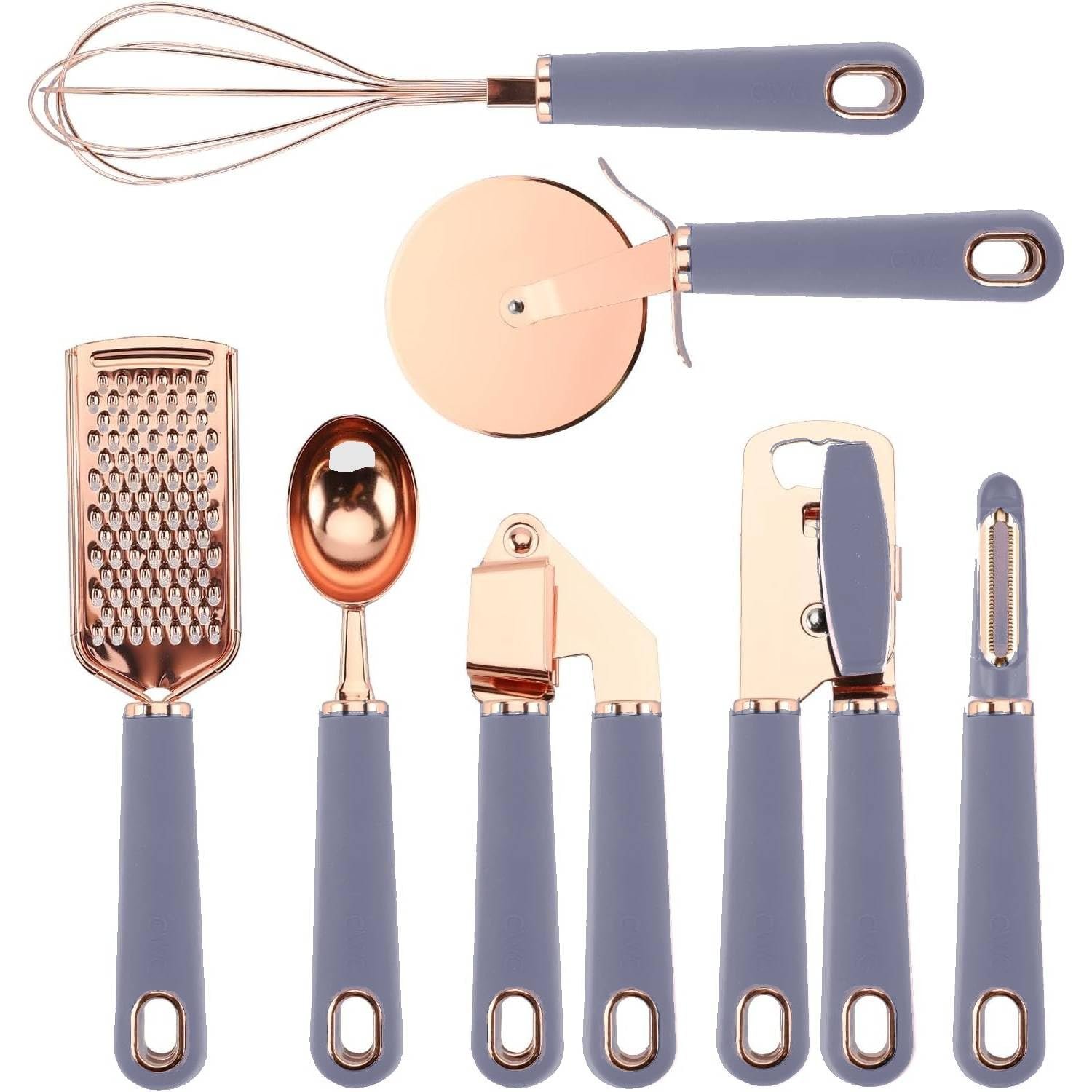 COOK WITH COLOR Kitchen Gadget Set Copper Pla...