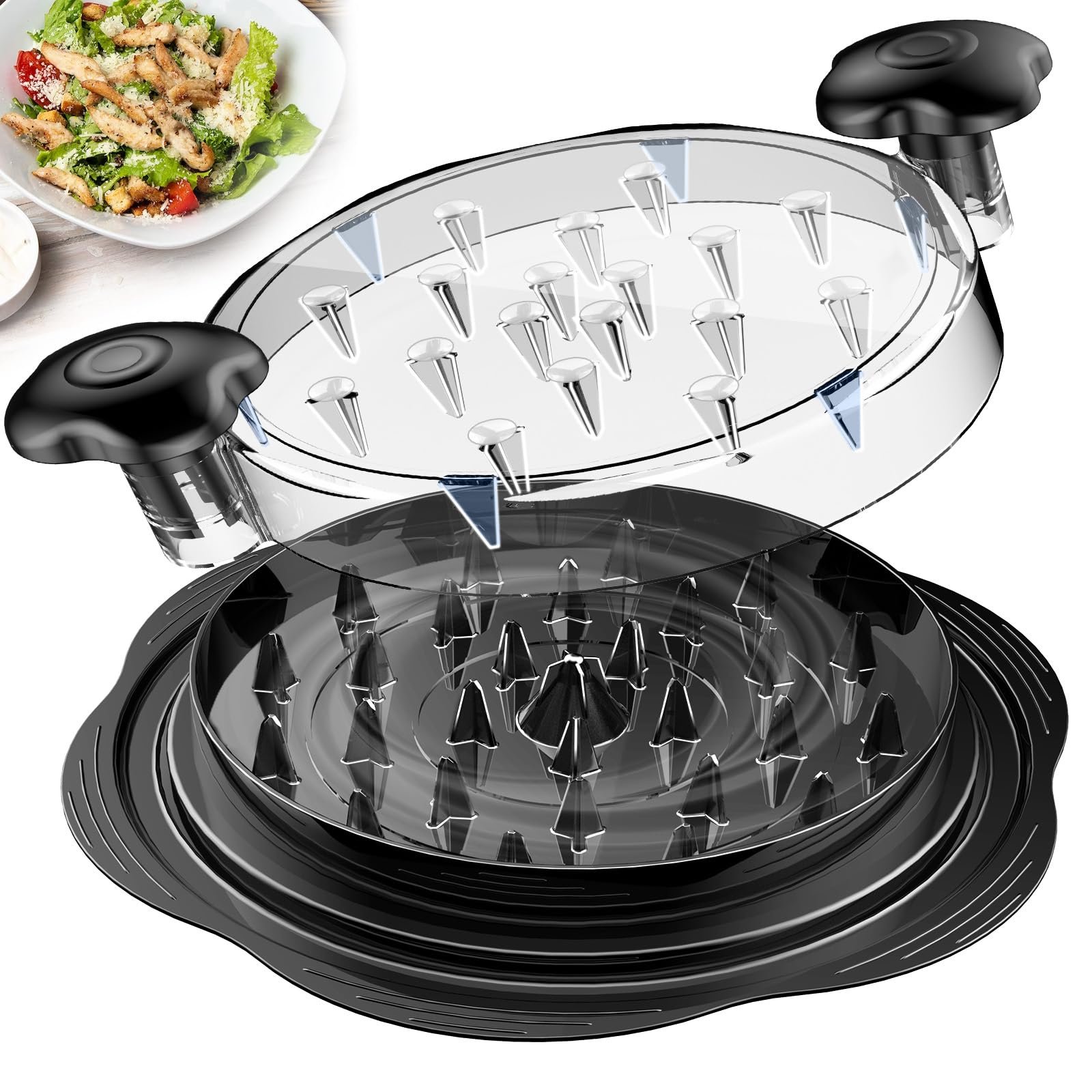 Chicken Shredder Tool Twist Large Meat Shredd...