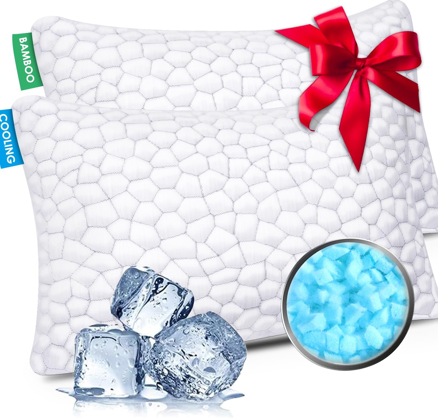 SUPA MODERN Cooling Pillow Queen Size Set of ...