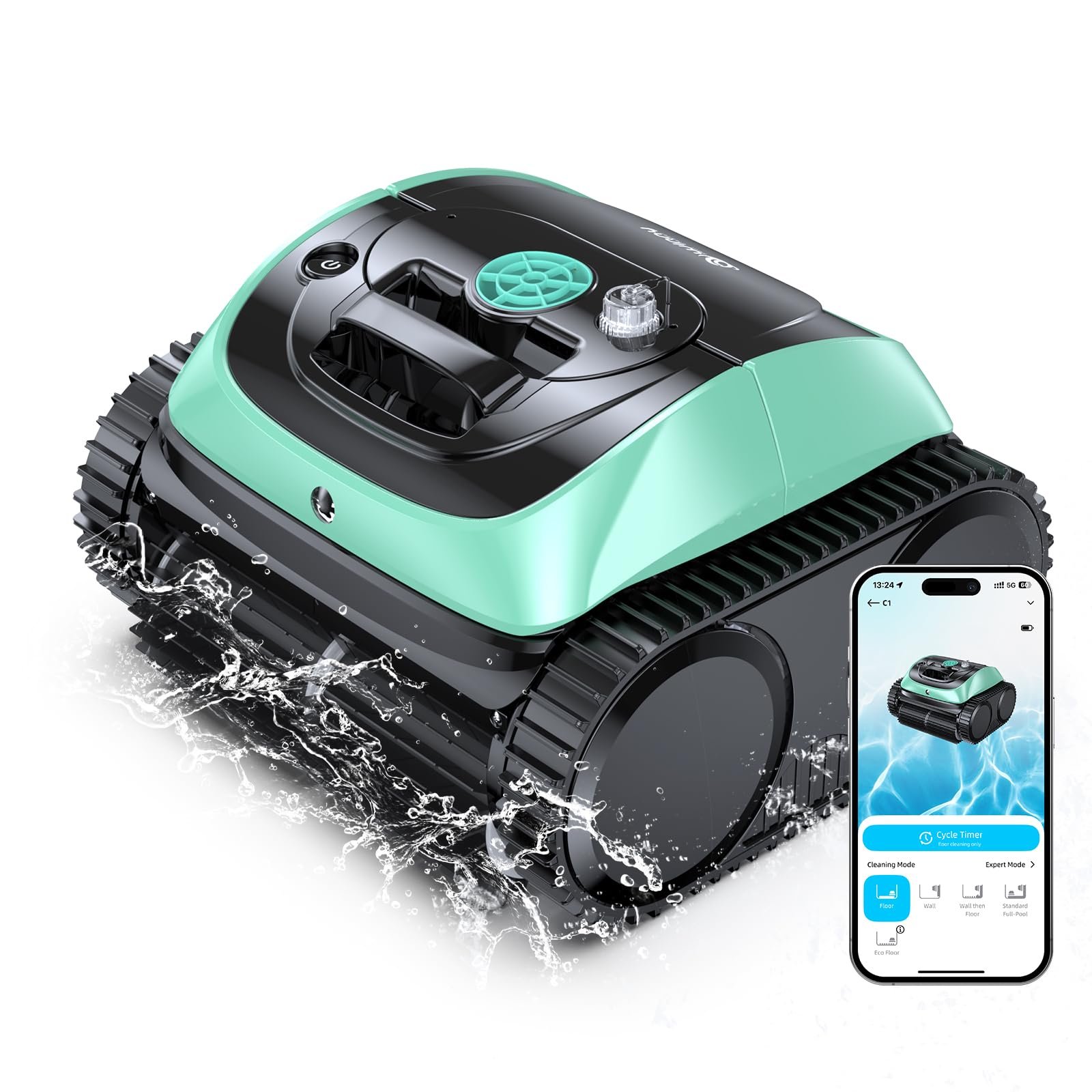 【2026 Upgrade】 C1 Cordless Robotic Pool Vacuu...