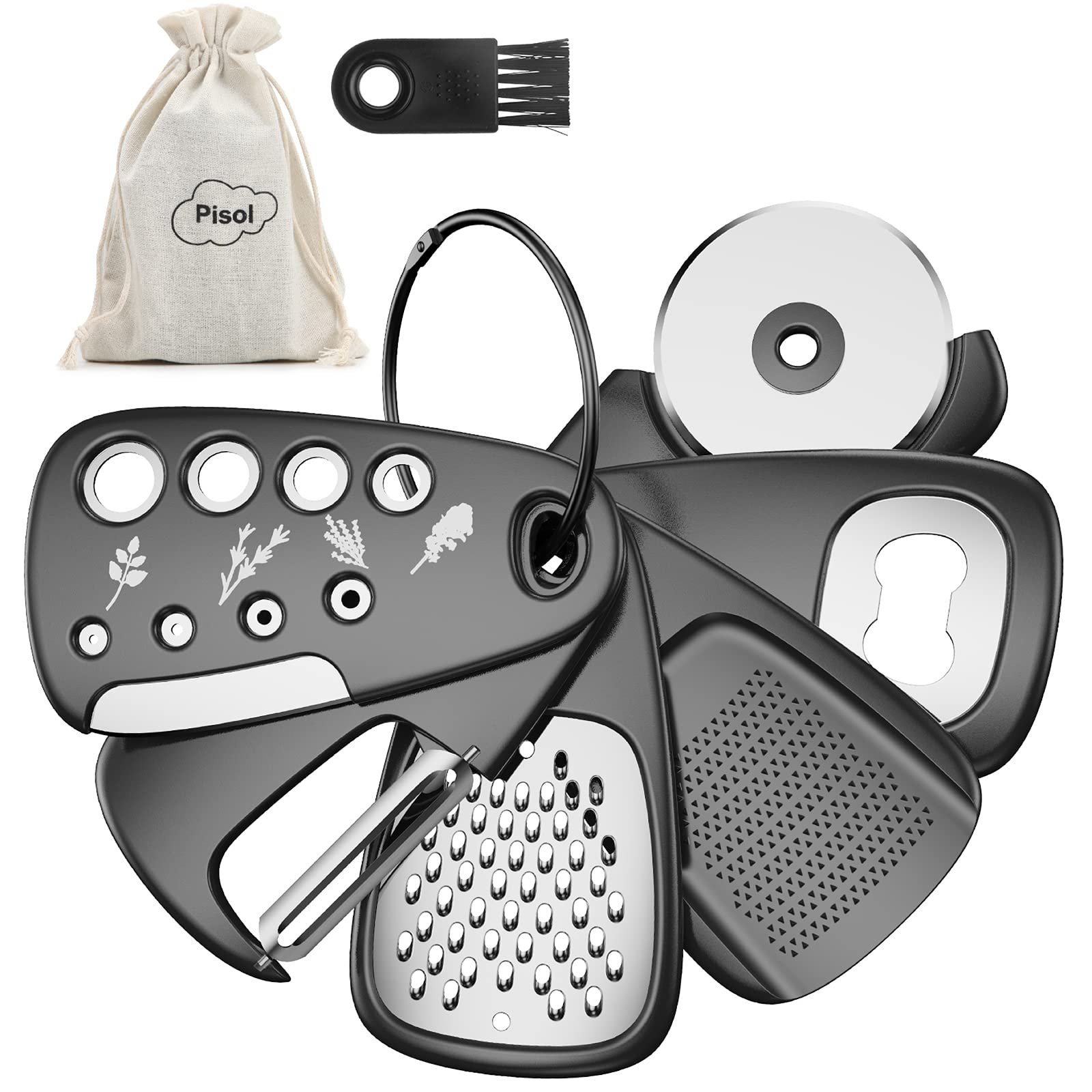 Pisol Kitchen Unique Gadgets Set 6 Pieces, Sp...