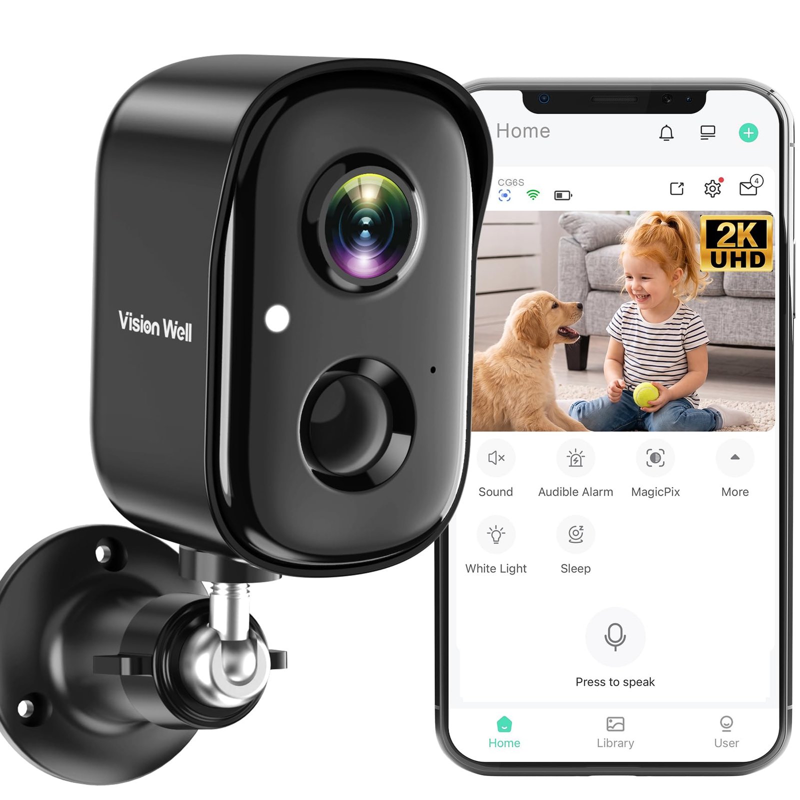 Security Cameras Wireless Outdoor, 2K Indoor ...
