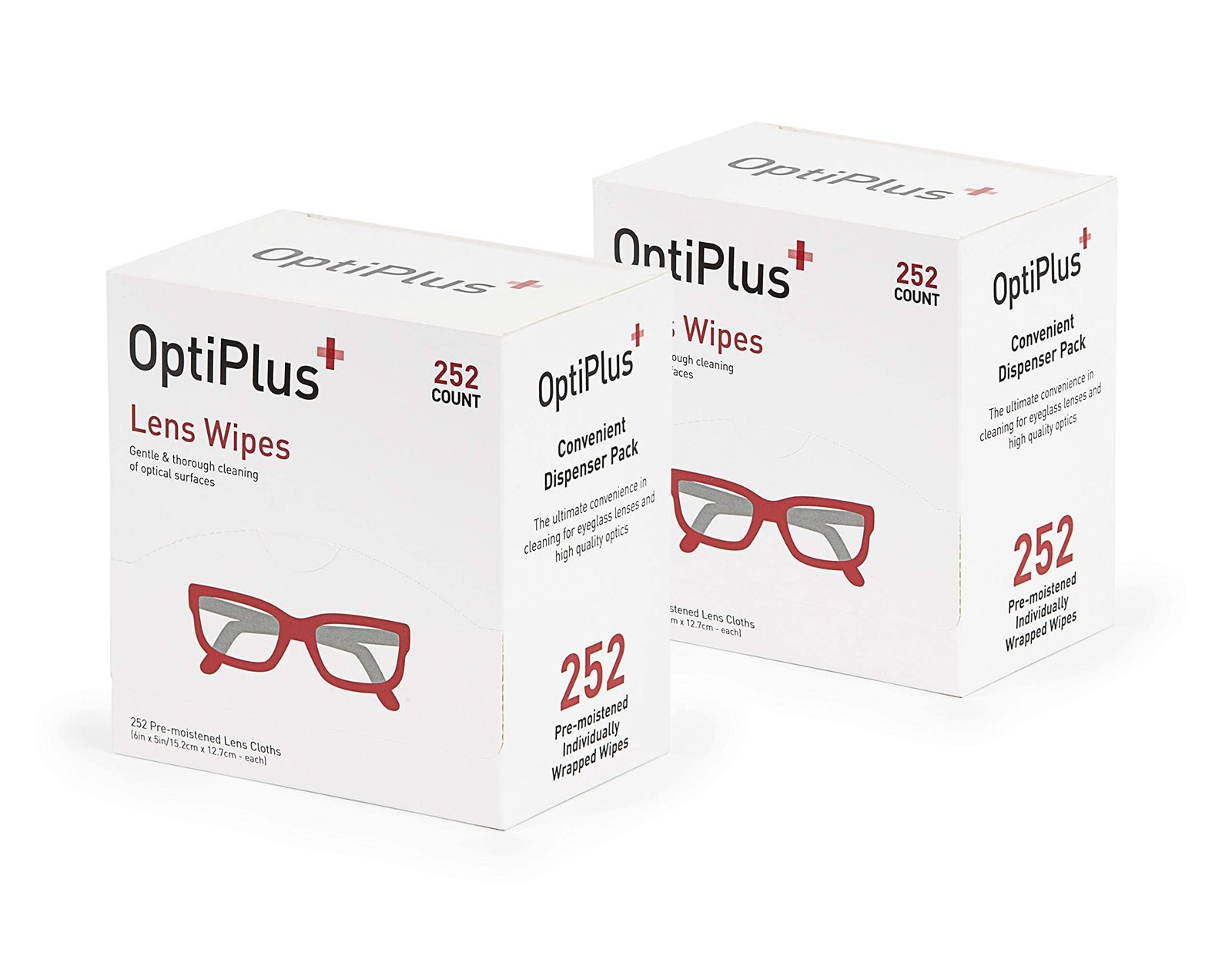 OptiPlus Eyeglass Lens Wipes l Pre-Moistened ...