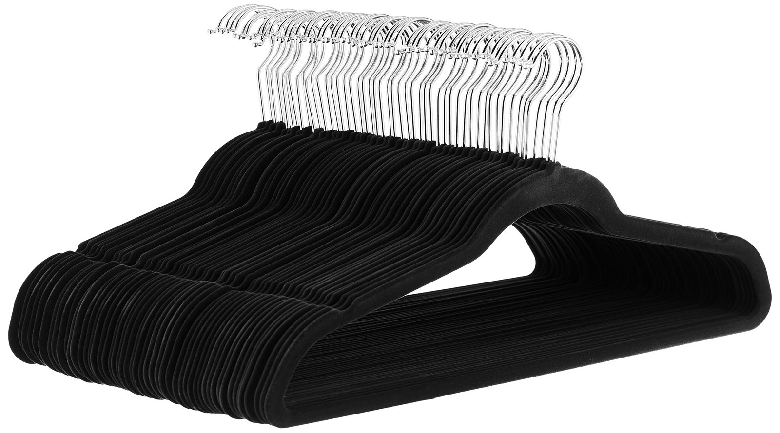 Amazon Basics Slim Velvet Non-Slip Space Savi...