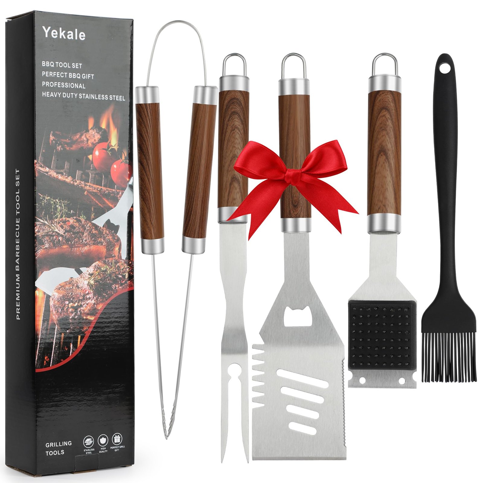 Grill Set, Grill Tools for Outdoor Grill Uten...