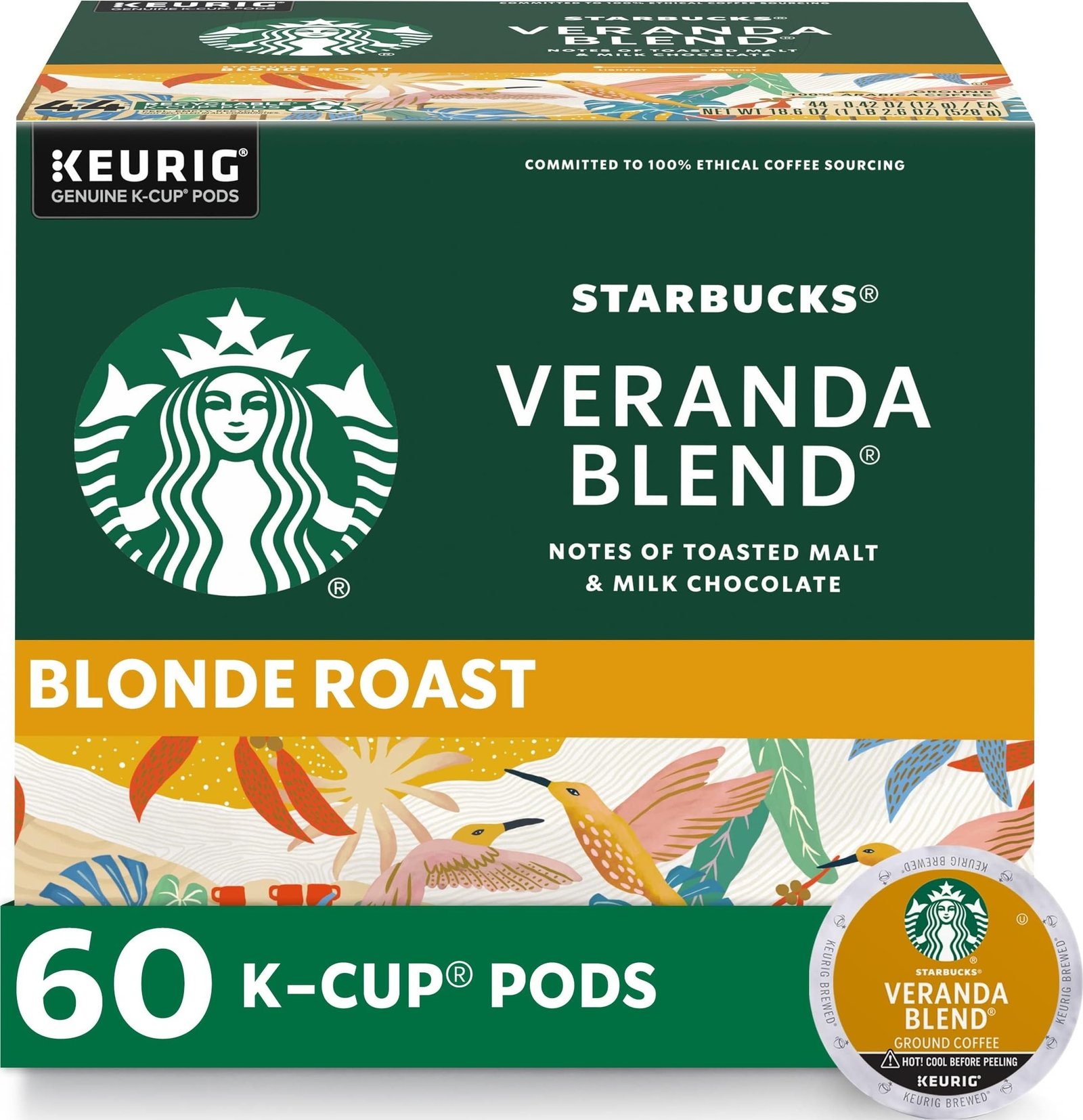 Starbucks K-Cup Coffee Pods, Starbucks Blonde...
