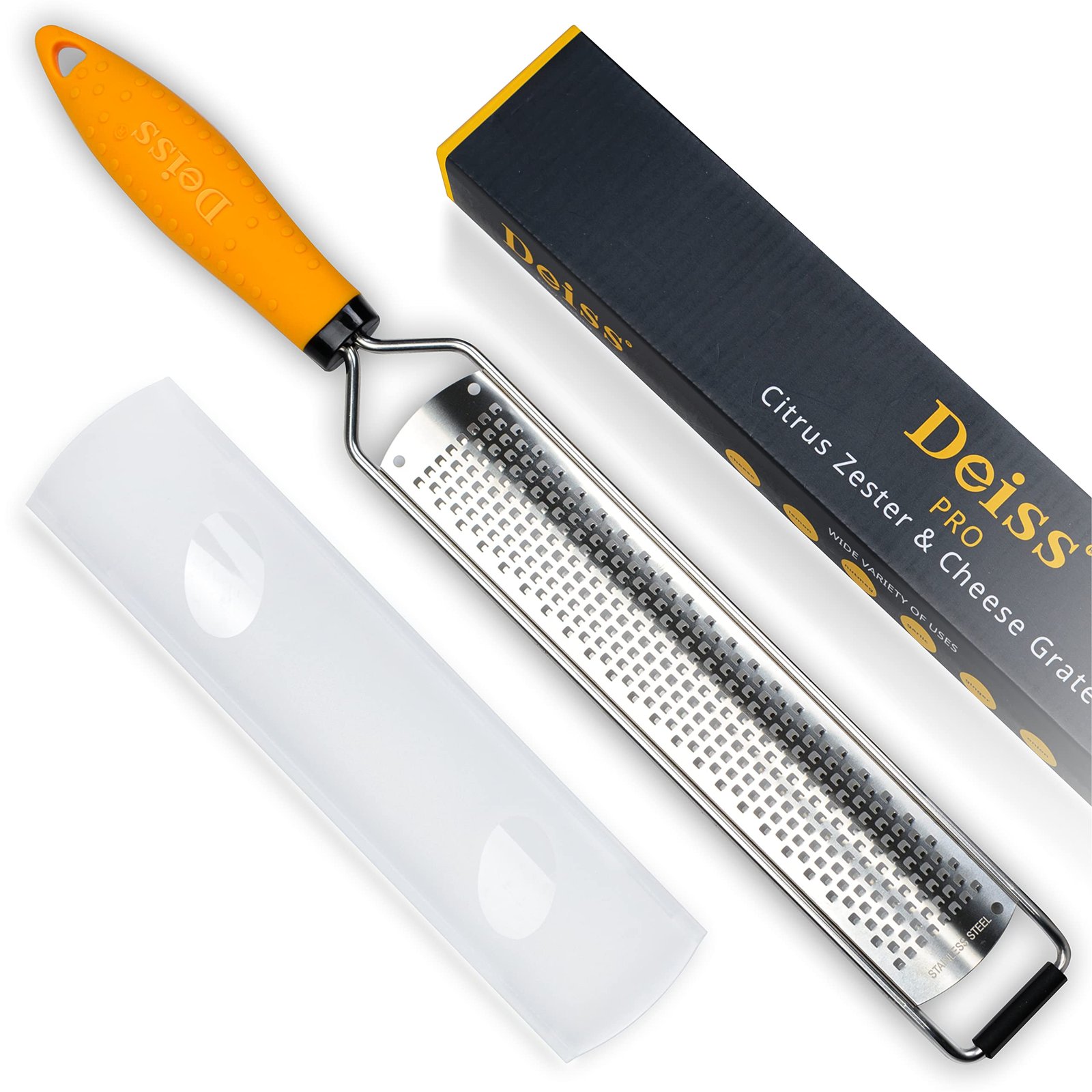 Deiss PRO Lemon Zester & Heavy Duty Grater - ...