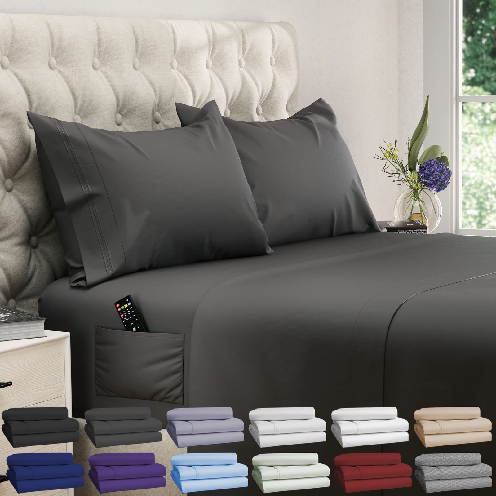 DREAMCARE King Size Sheets Set - King - Extra...