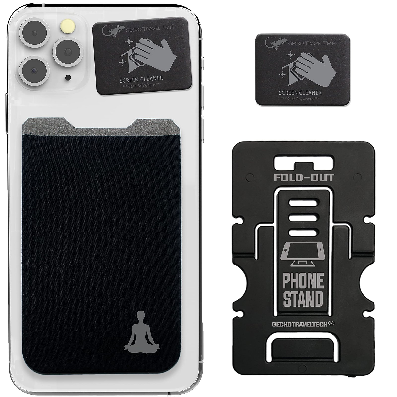 Phone Wallet - Adhesive Card Holder - Cell Ph...