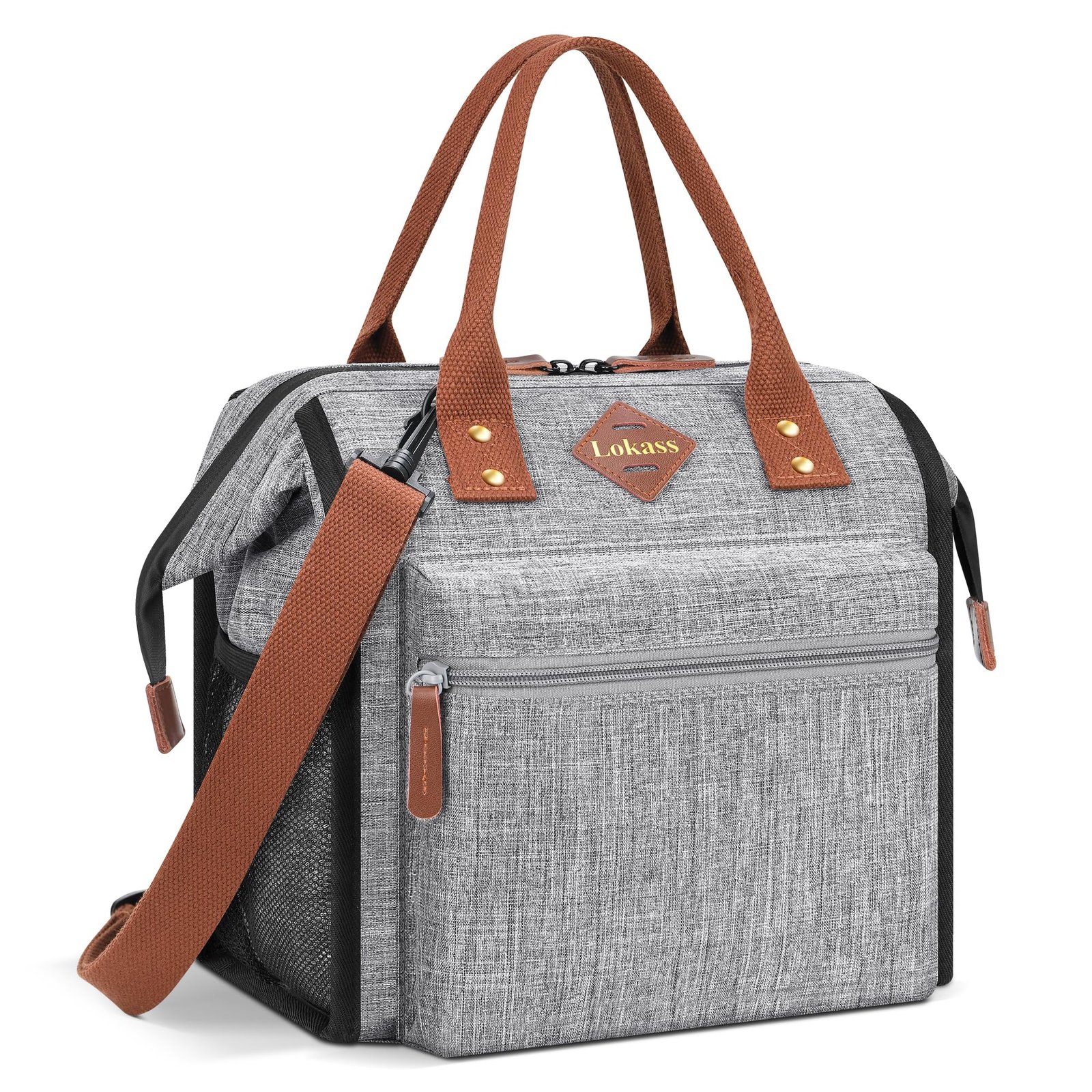LOKASS Leak-proof Lunch Box for Women Insulat...