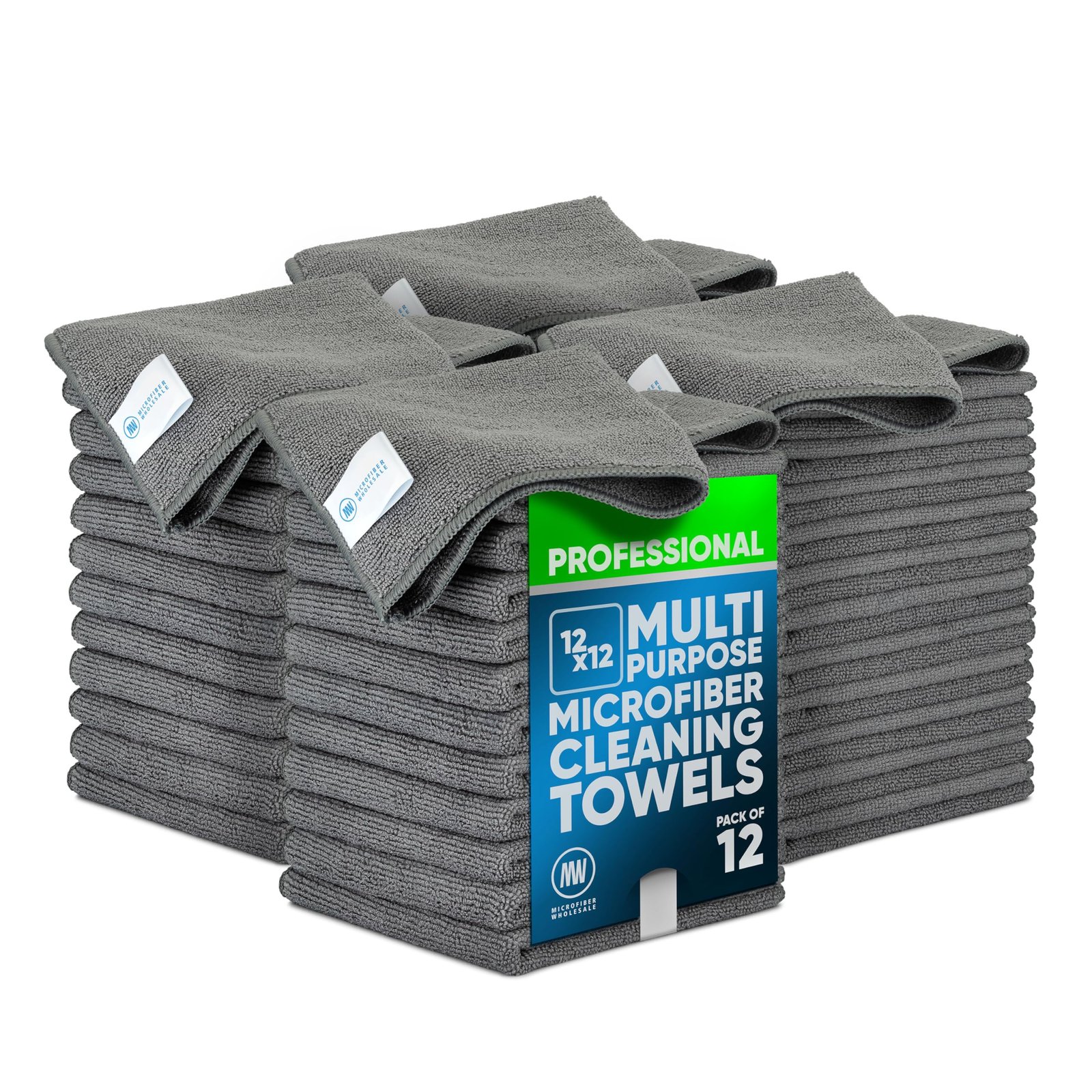 12" x 12" MW Pro Multi-Surface Microfiber Cle...