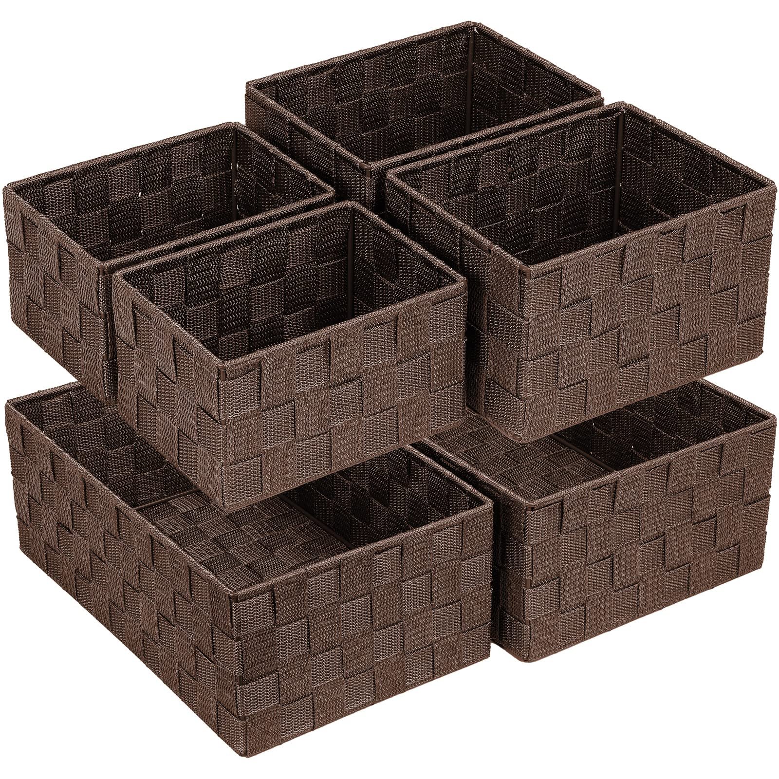Posprica Woven Storage Baskets for Organizing...