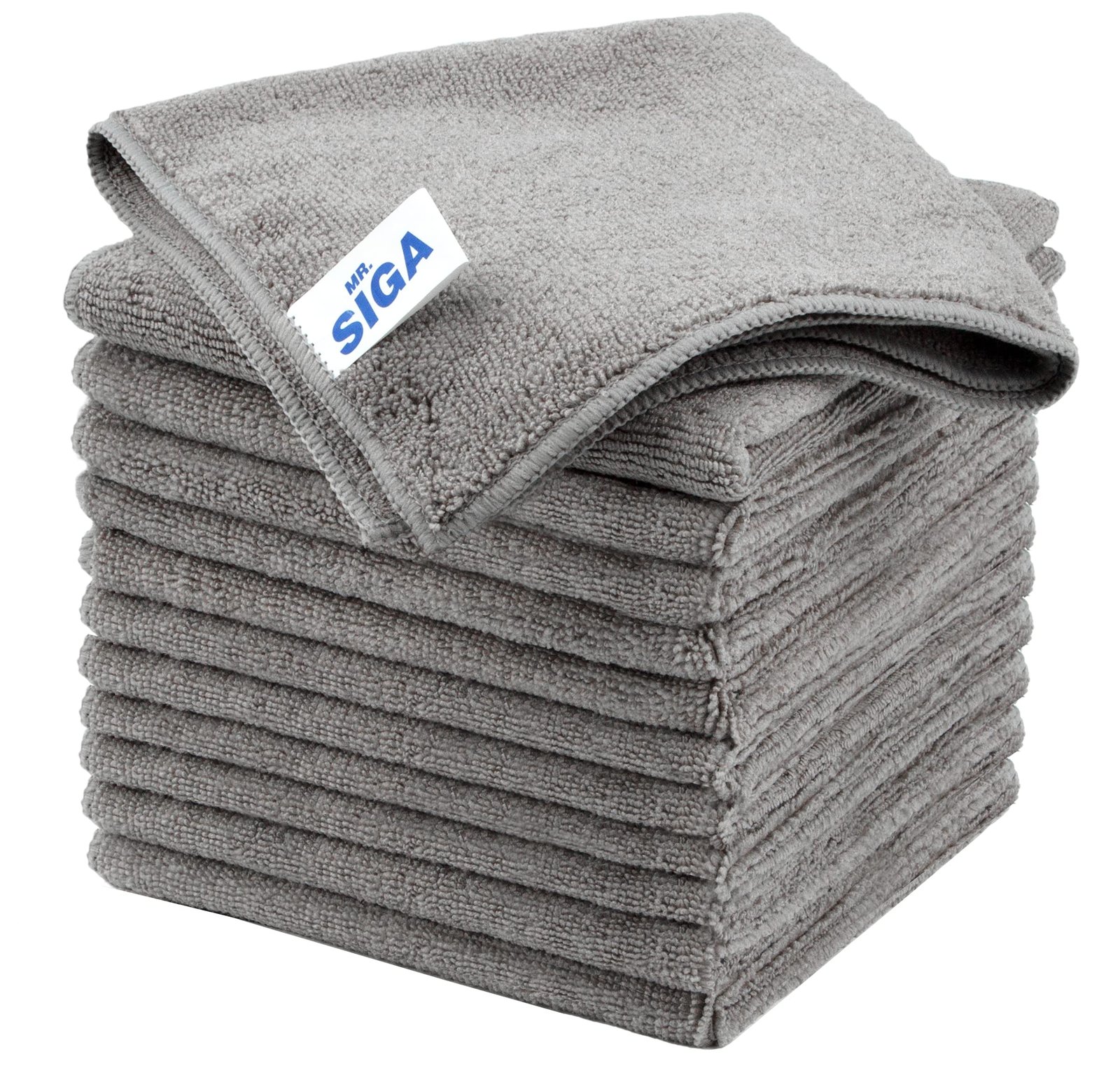 MR.SIGA Microfiber Cleaning Cloths, Streak Fr...