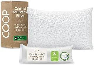Coop Home Goods Original Adjustable Pillow, Q...