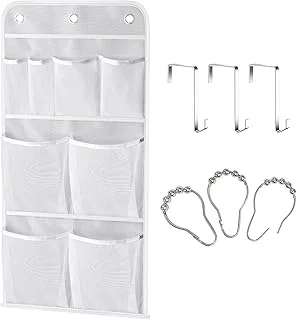 MISSLO Hanging Mesh Pockets Hold 340oz/1000ml...