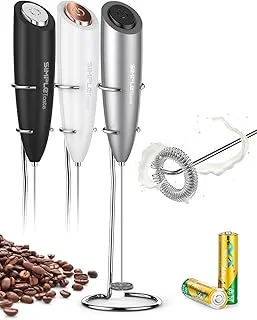 SIMPLETASTE Milk Frother Handheld Electric Fo...