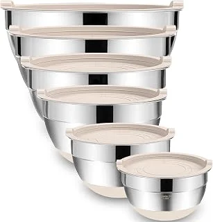 Umite Chef Mixing Bowls with Airtight Lids, 6...