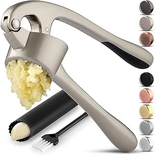 Zulay Kitchen Large Premium Garlic Press Set ...