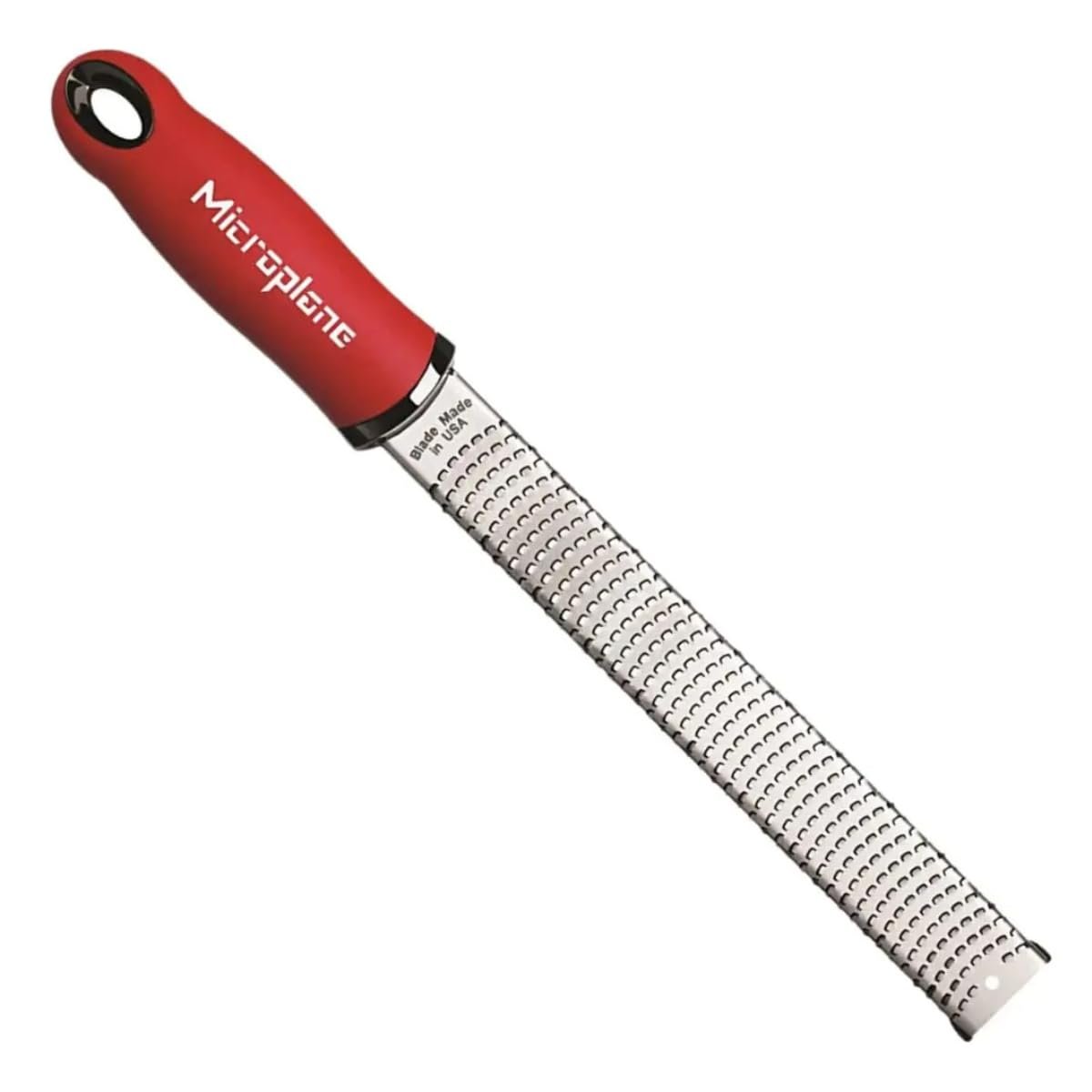 Microplane Classic Red Zester Grater, Stainle...