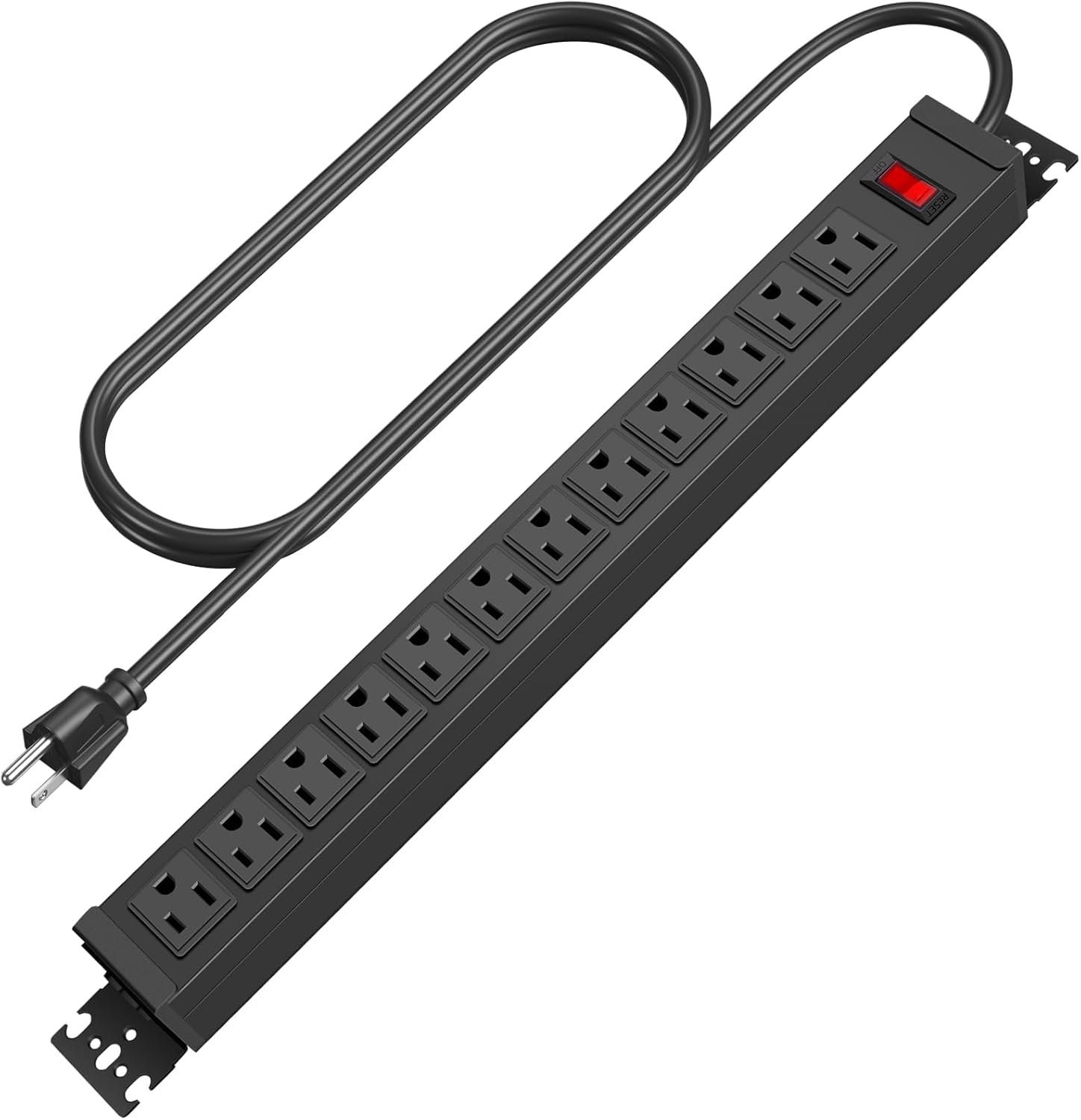 HHSOET Rotating 12 Outlet Surge Protector Pow...