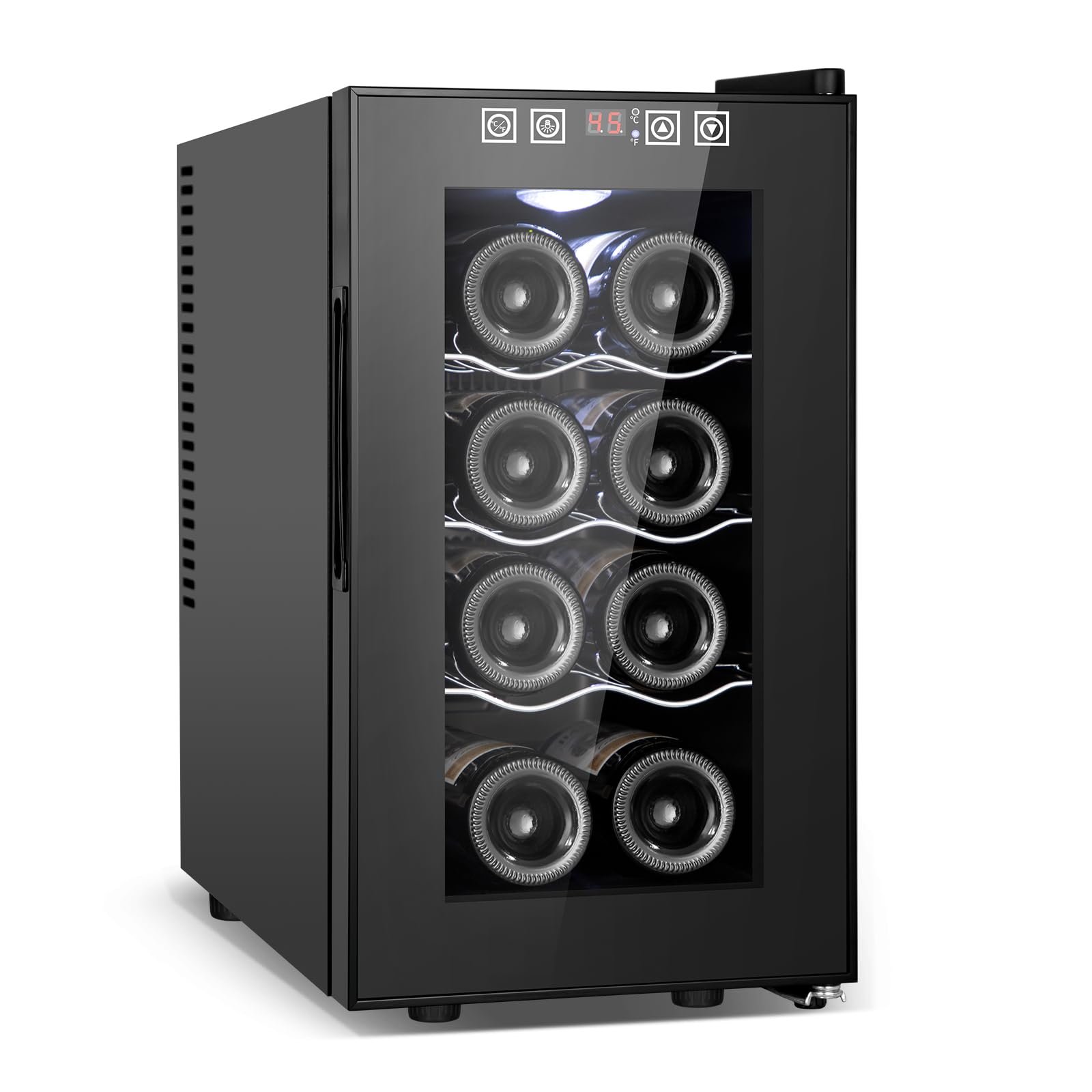 Tylza 8 Bottles Wine Fridge, Wine Cellar with...