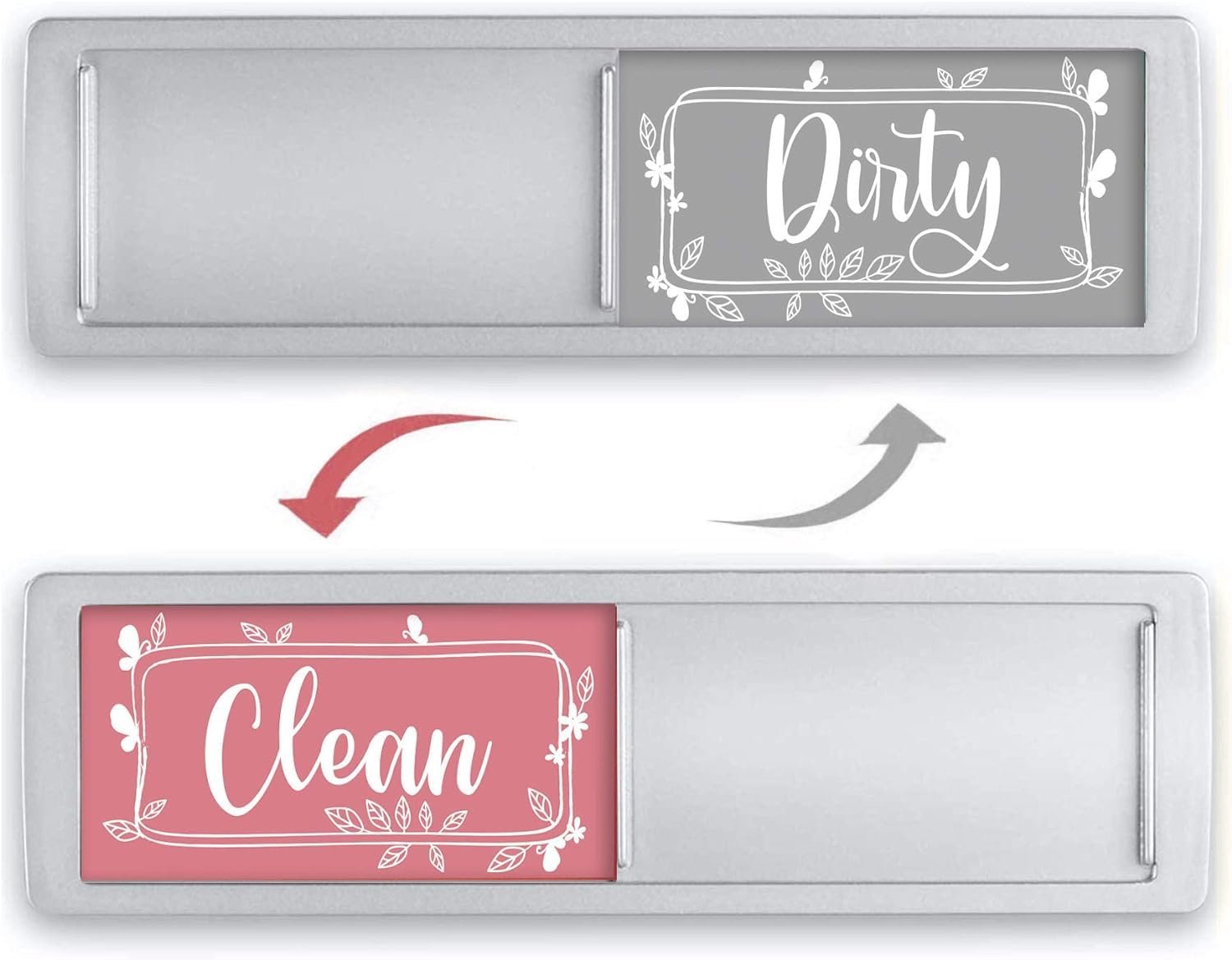 Dishwasher Magnet Clean Dirty Sign, Stylish D...