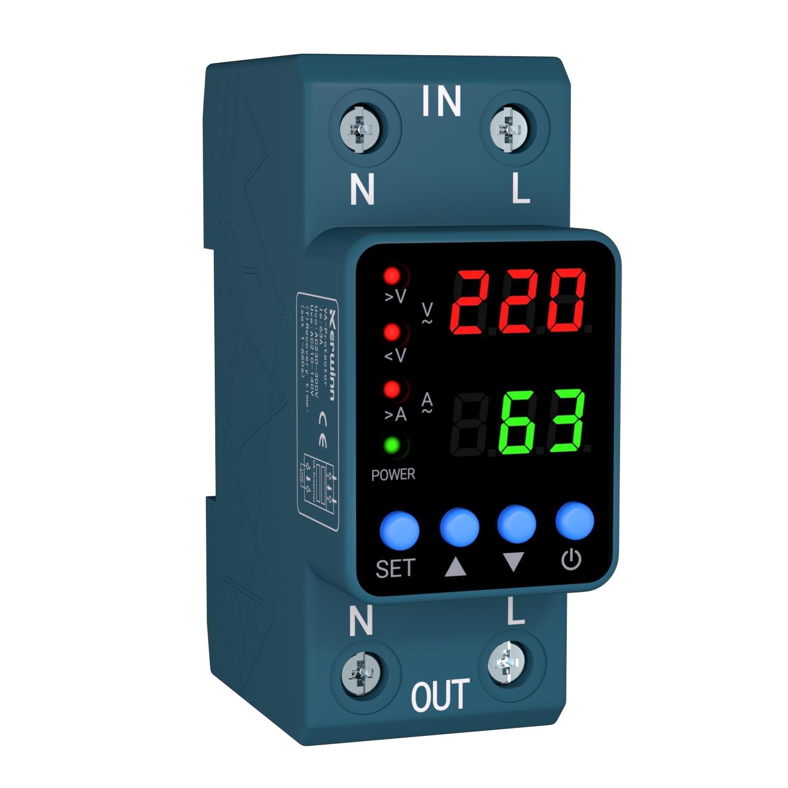 Adjustable Voltage Protector 110V/220V, 80‑21...